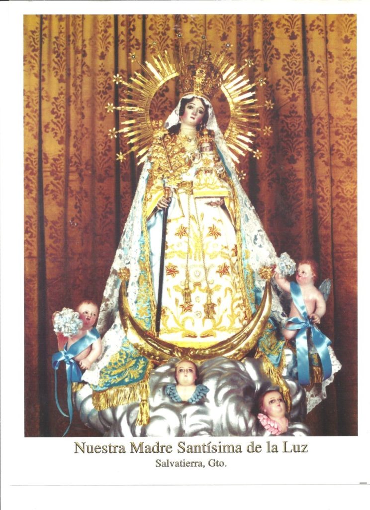Our lady of the light salvatierra guanajuato madonnas of mexico